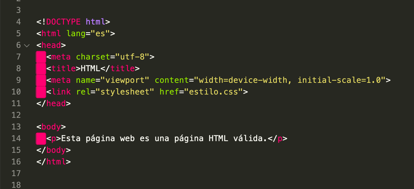 plantilla html5 basica
