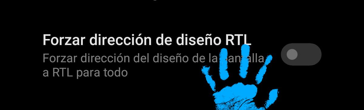 modo zurdo android